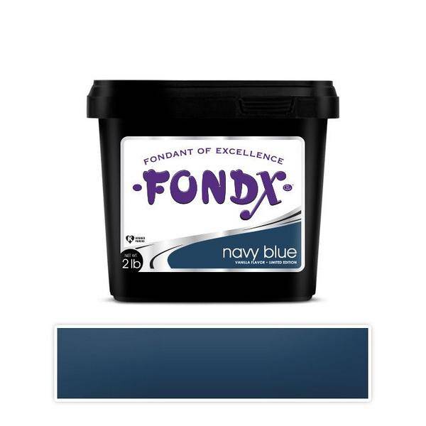 Fondx Navy Blue Fondant 2 lbs 600