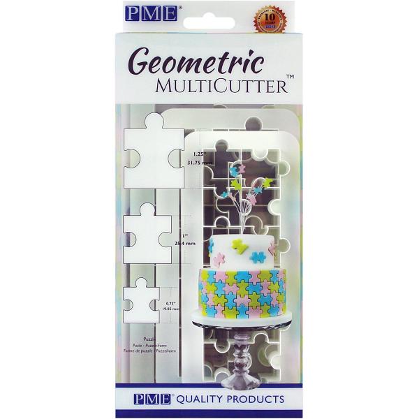 Geometric MultiCutter - Puzzle Set of 3 by PME 600