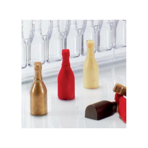 Champagne/Wine Bottle, Small Polycarbonate Chocolate Mold 600