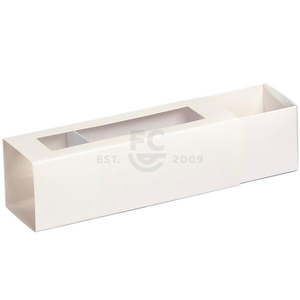 6 Macaron Box - White with Window  - Package of 100 600