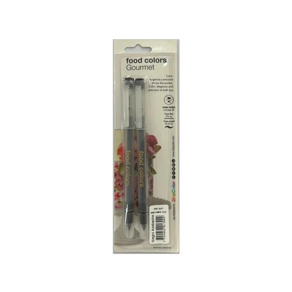 DripColor Gourmet Food Marker - Jet Black 2 Pack 600