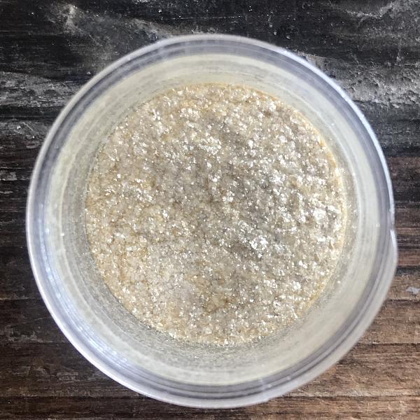 Golden Custard Flash Dust Edible Glitter - 10 Gram Pump 600