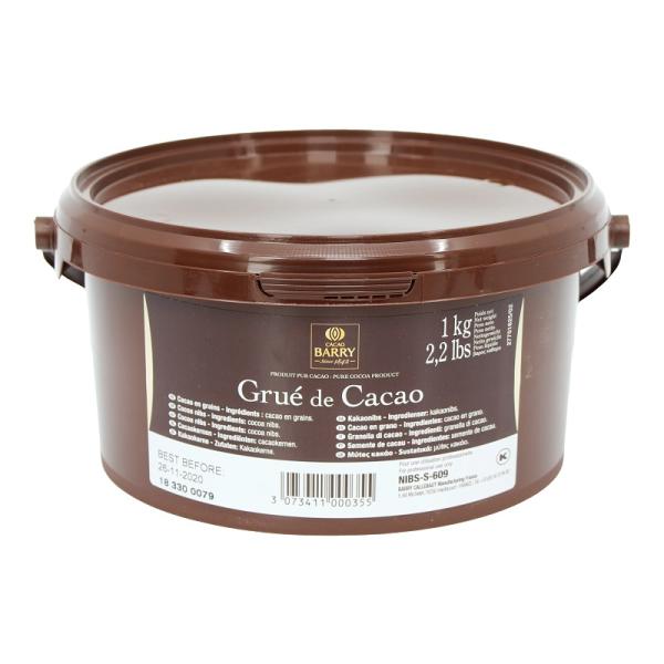 Cocoa Nibs - 1kg Pail by Cacao Barry 600