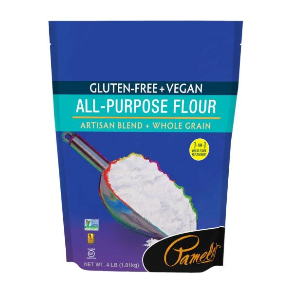 Gluten Free Artisan Blend Flour by Pamela's - 1.81 kg (4 lbs) 600