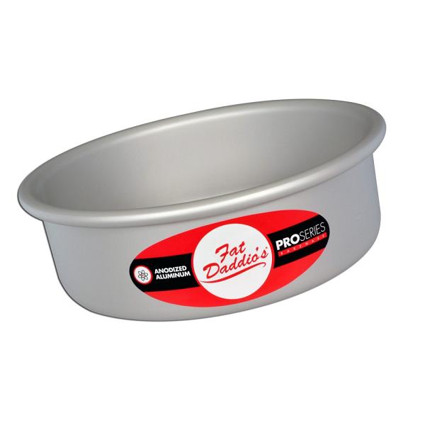 Round Cake Pan by  Fat Daddio's 6" x 2" 600