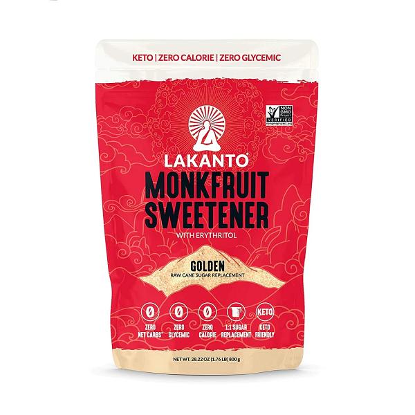 Lakanto Golden Sugar Free Monk Fruit Sweetener - 800g 600