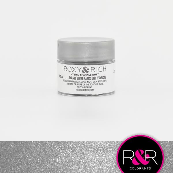 Dark Silver FDA Sparkle Dust - 2.5 g 600