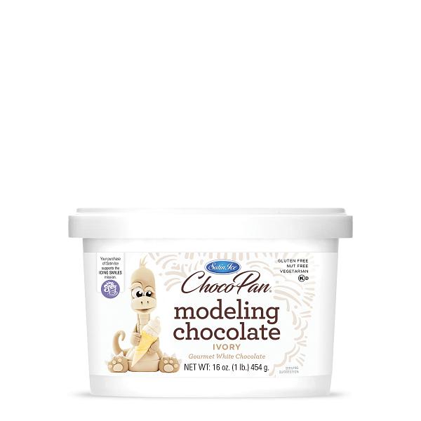 Choco-Pan by Satin Ice Ivory Modeling Chocolate - 454g (1 lb) 600