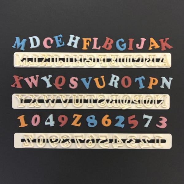 Art Deco Uppercase & Numbers Tappits - by FMM 600