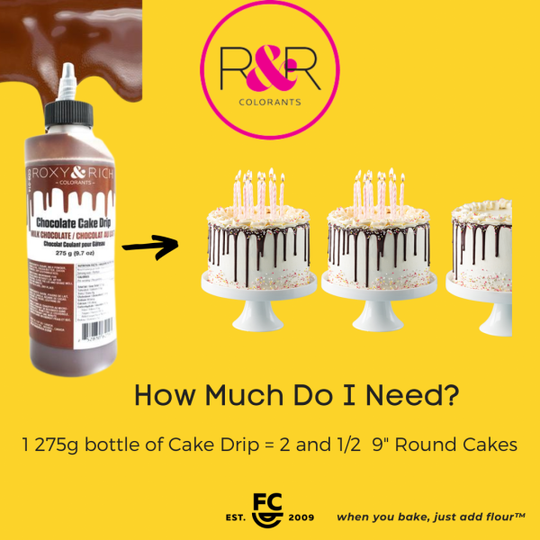 Orange Chocolate Cake Drip by Roxy & Rich - 275g 600