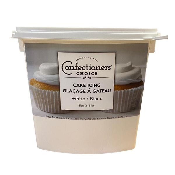 Confectioners Choice White Cake Icing - 3 kg TEMPORARILY UNAVAILABLE 600