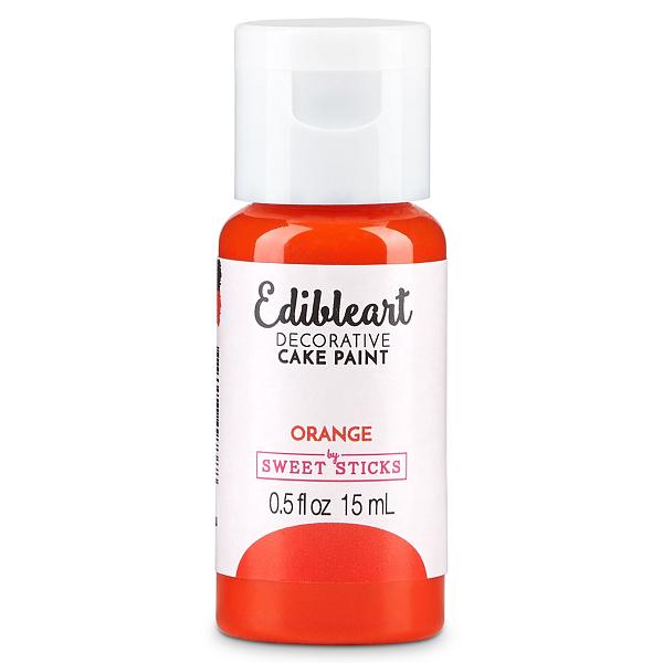 Orange 15mL - Edibleart Paint by Sweet Sticks 600