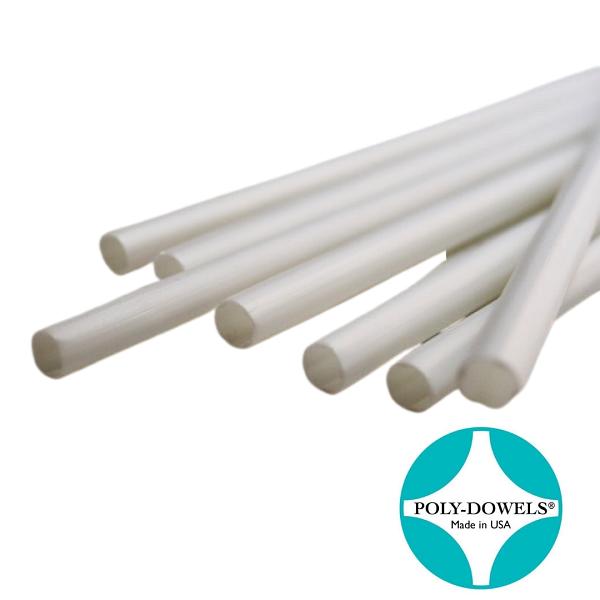 Poly-Dowels Cake Supports Small pkg of 15 (colours may vary) 600