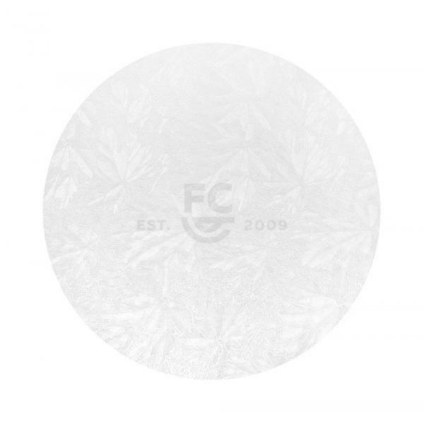 8 Inch Round White Embossed 1/4" Cake Board 600