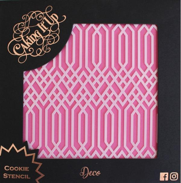 Deco Cookie Stencil by Caking It Up 600