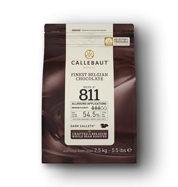 Callebaut Semi-Sweet Dark Chocolate 811 - 2.5Kg 600