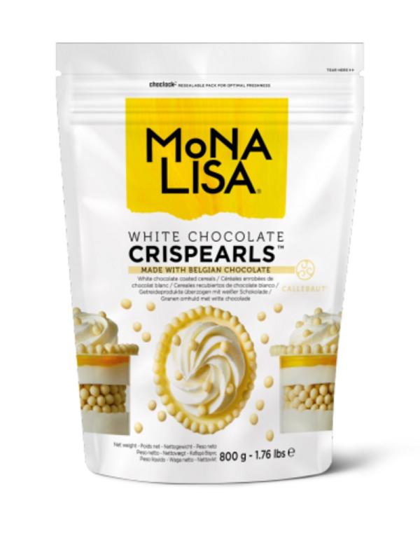 White Chocolate Crispearls by Mona Lisa - 800 Grams 600