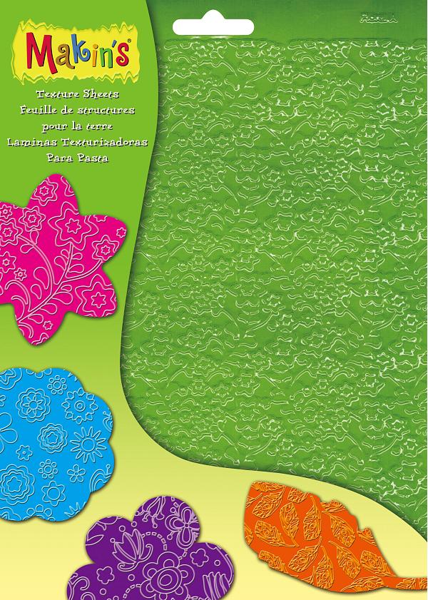 Floral Texture Sheet Set of 4 600