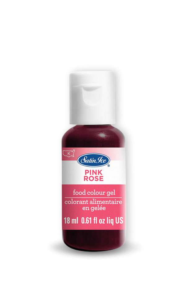 Pink Food Colour Gel 0.61 oz by Satin Ice 600