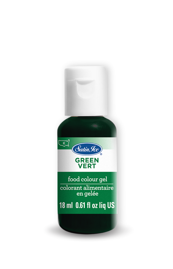 Green Food Colour Gel 0.61 oz by Satin Ice 600