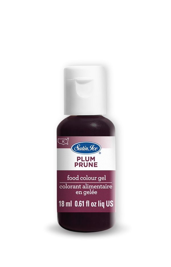 Plum Food Colour Gel 0.61 oz by Satin Ice 600